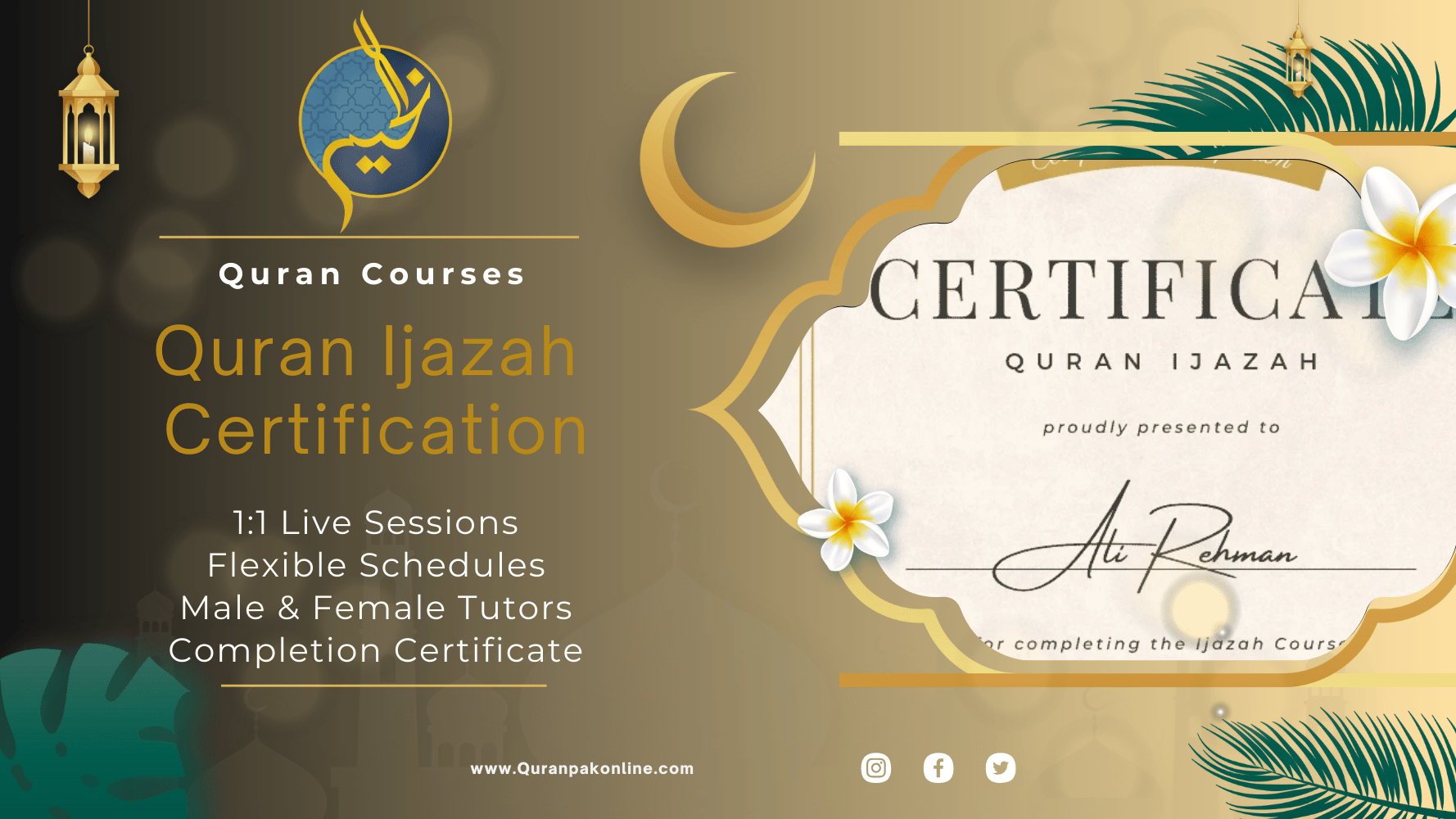 Online Quran Ijazah Certification